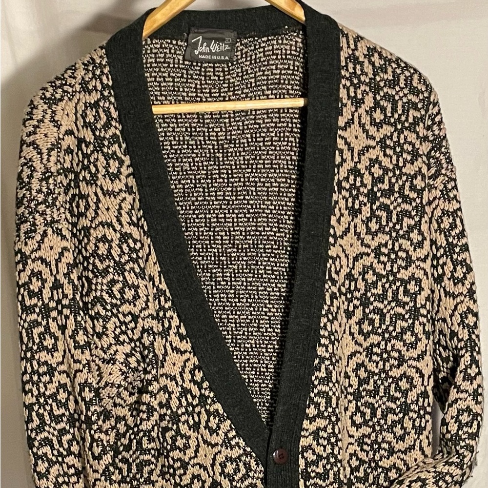 John Weitz Vintage Women’s Cardigan SzXL P-P25 L25